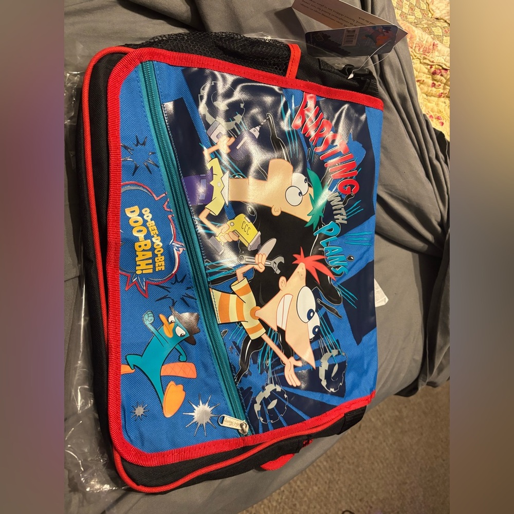 Pheneas and Ferb messenger bag